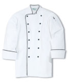 Cotton Executive Chef Coat with Piping(SYS-4)
