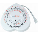1.5m Plastic BMI Measure Tape Body Fat Measure (PI-011)