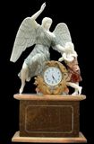 Stone Sculpture Carving Clock (STT381)