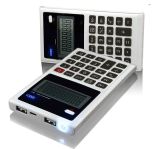 Dual USB 7000mAh Calculator Power Bank