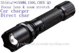 CREE Rechargeable Zoom Focus Police Flashlight Torch (523-C-15)