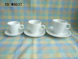 Porcelain Cup and Saucer, Coffee Cup and Saucer