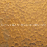 Brown Color Patterned Glass