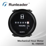 Round 8V-80V Truck Tractor Diesel Outboard Engine Hour Meter Rl-Hm009