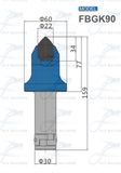 Bgk90 Cutting Tool for Mining Machine