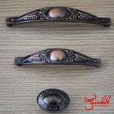 Fashion Design Antique Bronze Color Zinc Alloy Furniture Pull Cabinet Wardrobe Handle