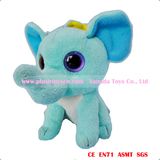 12cm Plush Keychain Stuffed Blue Elephant Toys