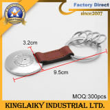 New Design Gift Metal+PU Key Chain for Promotion (KKC-08)