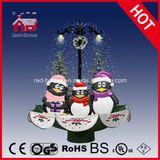 2015 Snowing Christmas Decorations with Umbrella Base