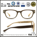 2015 Fancy Transparent Acetate Eyewear Full Optical Frame