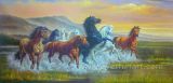 Handmade Horse Oil Painting on Canvas