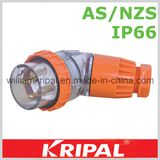 IP66 4pin 32A Angled Weatherproof Plug