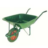 Wheel Barrow with Steel Tray, Pneumatic Wheel (WB6400)