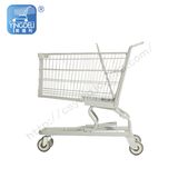 Zinc Plated Supermarkt Shopping Trolley Cart for Sale