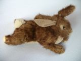 Country Dog Real Life Rabbit Plush Stuffed Toy