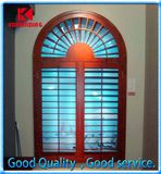 Hot Sale Aluminum Shutter Window with Arch Design