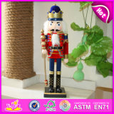 Hot 2015 Christmas Toy Wooden Nutcracker, Wooden Christmas Doll Toy for Kids, Cheap Wooden Toy Christmas Toy for Children W02A044A