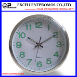 Luminous 12inch Logo Printing Round Plastic Wall Clock (EP-Item12)