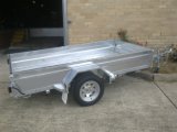 Single Axle Box Trailer with Powder Coated