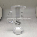 1500ml PS/PC Clear Beer Pitcher Plastic Water Jug with Side Handle