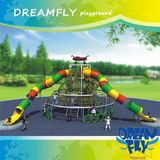 New Kids Park Outdoor Body Building Equipment with Big Slide