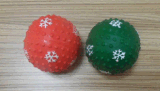 Latex Christmas Snowflack Ball, Dog Toy