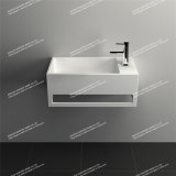 Healthy Material Solid Surface Simple Hospital Wall Hung Hand Stone Resin Wash Basin/Sink (JZ1007)