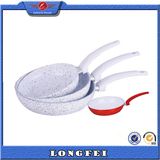 Eco-Friendly White Marble Coated Forged Fry Pan