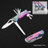 Multi Function Pocket Knife with Colorful Handle (#6212)