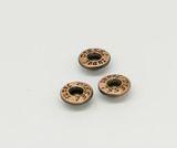 9.5mm Hollow Antique Brushed Metal Rivets