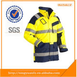 Star Sg Designed High Vis Safety Cotton Jacket/Safety Workwear Jacket
