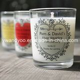 Soy Scented Romantic Glass Candle for Anniversary