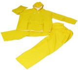 2PCS PVC Rainsuit with Elasticity Trousers R9011