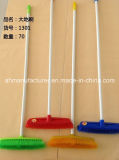 Colorful Plastic Floor Broom with Long Metal Handle