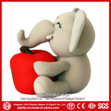 Elephant Holding Apple Silky Stuffed Toys (YL-1507005)