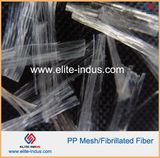 Concrete Fiber Reinforcement Polypropylene Mesh Fiber