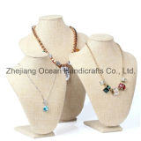 High Quality Linen Necklace Jewelry Display (MT-068)