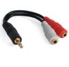 Y Cable 3.5mm Stereo Audio Video Cable