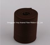 100mm Black Polyester Cotton Elastic Webbing