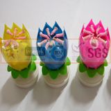 SGS Approved Opening Flower Candle