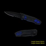 Folding Knife with Anodized Aluminum Handle (#3631)