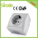 European Socket Surface Mounted, Electrical Wall Socket