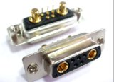 D-SUB 7W2 Connector R/a Female High Power Connector Machine Pin Solder Type