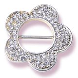 Women's Garment Flower Shaped Metal Buckle (PL0395)