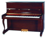 Artmann Ebony /Red Wood Up123A2 Piano with Curly Legs
