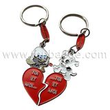 Custom Couple Soft Enameled Key Chain (FTKC1638)