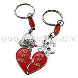 Custom Couple Soft Enameled Key Chain (FTKC1638)