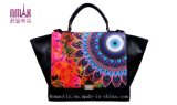 Hot Selling Hot Stamping Embroding Print Flower PU Cross Bags Tote Bag S Satchel (F57)