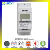 Single Phase DIN Rail Electric Meter 2 Pole Kwh Meter with Two Wire LCD Display with RS485 Communication Energy Meter