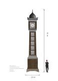 Landscape Clock for Roads and Streets and Public Square
